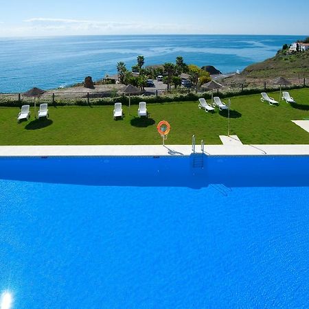 Precioso apartamento 1 dormitorio con vistas mar frontal Torrox Exterior foto