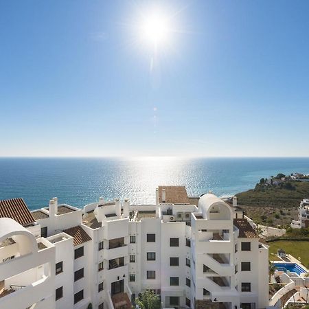 Precioso apartamento 1 dormitorio con vistas mar frontal Torrox Exterior foto