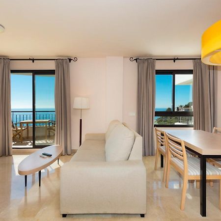 Precioso apartamento 1 dormitorio con vistas mar frontal Torrox Exterior foto