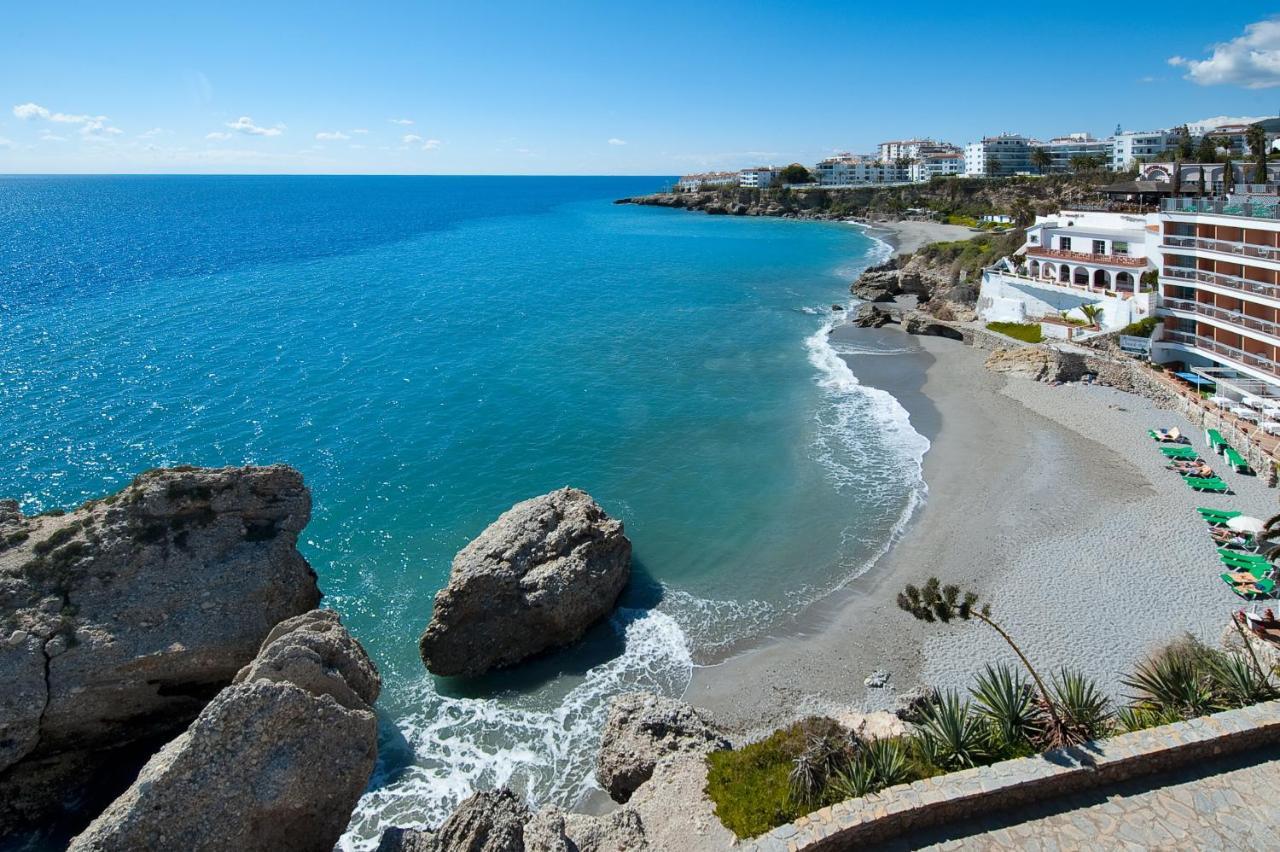Precioso apartamento 1 dormitorio con vistas mar frontal Torrox Exterior foto